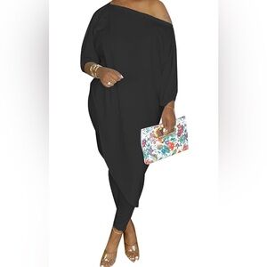 Chic Tunic Dress with Leggings